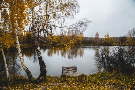 * Lake * - sky, lake, trees, nature