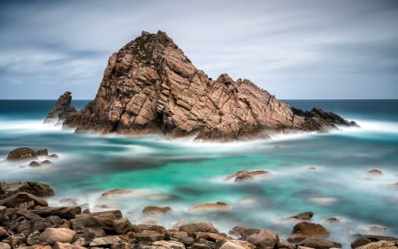 Sugarloaf Rock, Australia - HDR, Rock, Australia, Nature