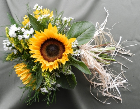 SunFlower  ♥ ⓛⓞⓥⓔ - bridal, sunflowers, splendid, yellow, bouquet