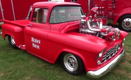 1956 Chevy PickupBig Block - truck, pickup, big block, chevy