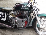 Royal Enfield Racing Motorcycle And Sidecar