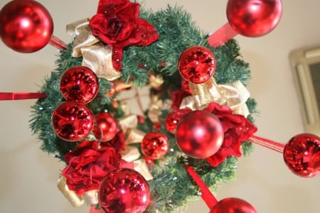 â€¢â€¢â€¢ Christmas Decoration â€¢â€¢â€¢ - red, decor, balls, golden, christmas, green