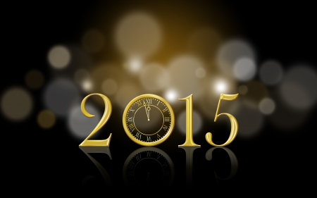 Happy New year 2015 - new year, happy new year, new year 2015, 2015, clock