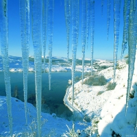 View through the Icicles