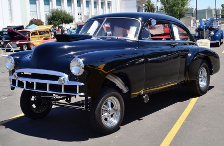 Old Skool Chevy - chevy, street rod, gasser, hot rod