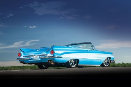 1960-Buick-Electra-Convertible - classic, 1960, blue, gm