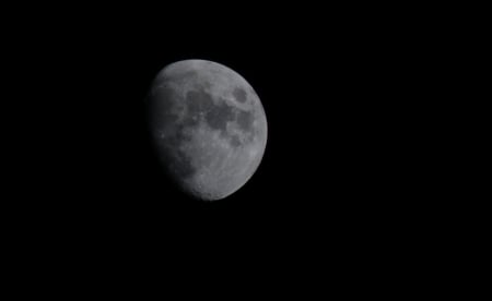 Ominous Moon - full moon, moon, ominous moon, half moon