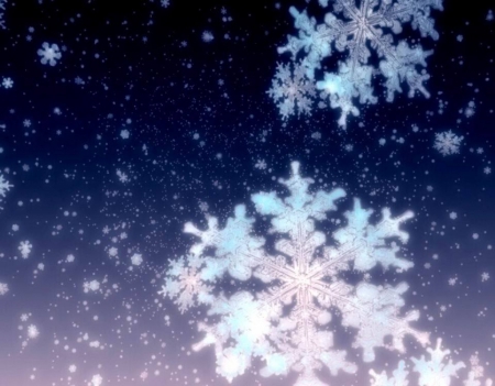 Snowflakes - winter, nature, snowflakes, snow