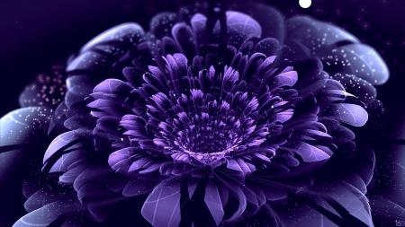 Tatiana - purple, fractal, abstract, art