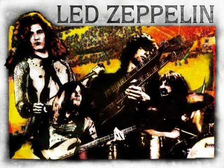 Led Zeppelin - plant, page, jones, bonham