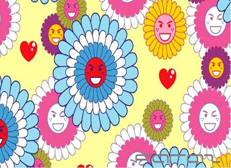 CARTOON FLOWERS - flowers, free, cartoon, flicker, wallaper