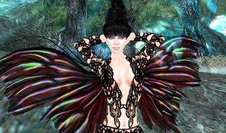 Butterfly Fairy - fairy, butterfly wings, fantasy, abstract