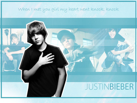 My Heart Went Knock Knock - cute, justin beiber