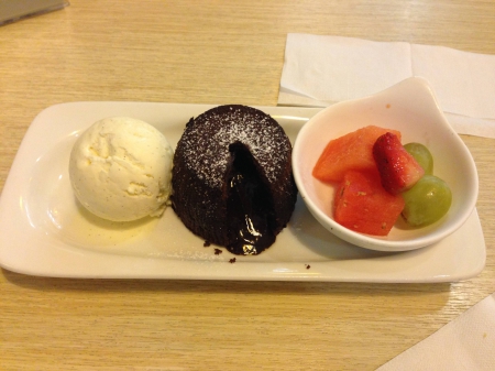 molten chocolate cake - cake, fun, entertainment, yummy, cool, food