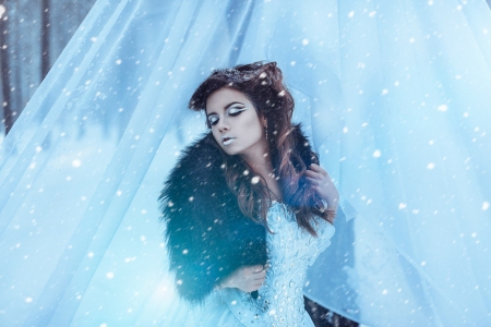 â™¥ - winter, beauty, lady, model