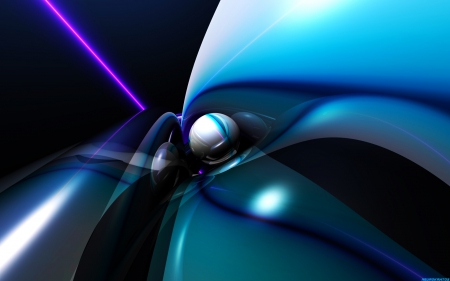 Manta - bryce, 1920x1200, 3d, abstract, blue