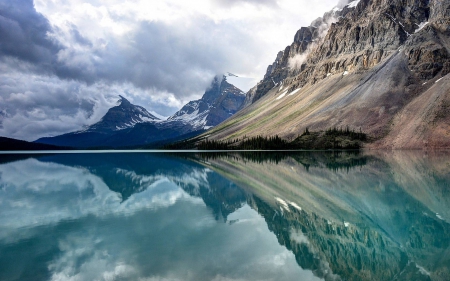 mountain lake - lake, cool, fun, nature, mountain