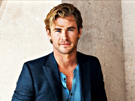 Chris Hemsworth - man, eyes, blue, chris hemsworth, actor, blond