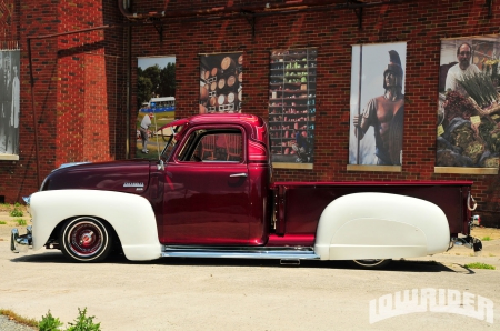 1949 Lowriding Chevy - truck, pickup, lowrider, chevy