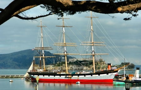 Tall Ship F2 - wide screen, california, photography, scenery, photo, usa, san francisco