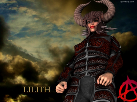 Agatha Crup Graphic Novel-Lilith - woman, agatha crup, graphic novel, lilith-night demon, supernatural