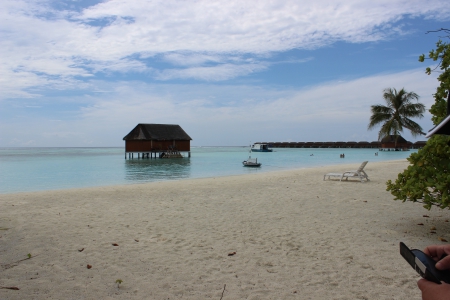 Meeru - no walkway, honeymoon suite, romantic, row boat