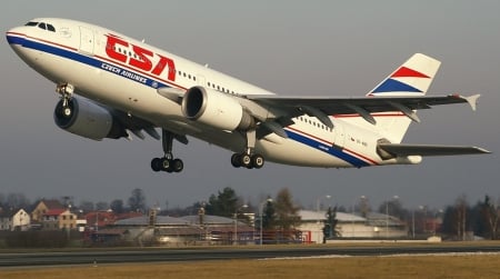 Airbus -A310 - A310, plane, sky, airbus