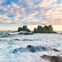 Sunrise on the Japanese Coast