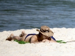 Cowgirl On The Beach