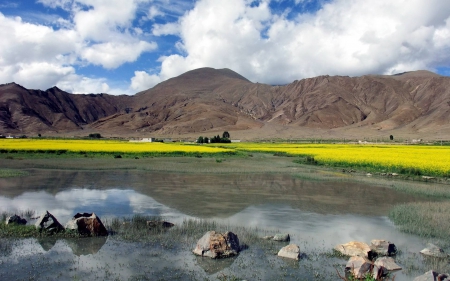 mountain lake - lake, cool, fun, nature, mountain