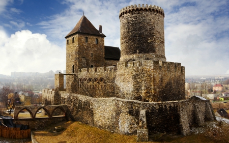 Castle Bedzin, Poland - bridge, castle, medieval, poland