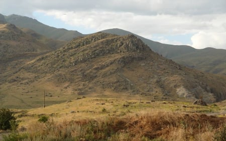 mountain - cool, field, fun, nature, mountain