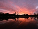 lake sunset