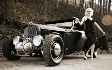 Hot Rod, Model, Blonde, Gorgeous - Cars, 2 Colour, Blonde, Model