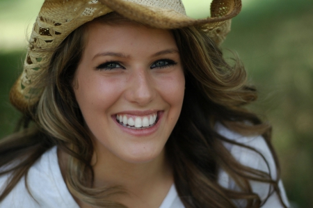 Another Pretty Face - hat, pretty, cowgirl, country