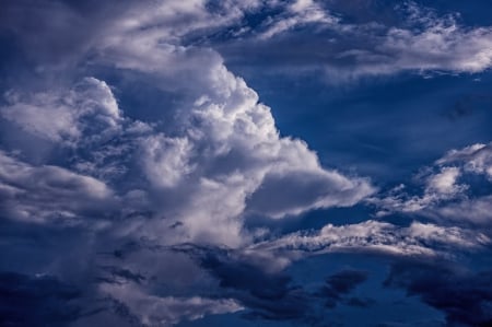 Ethereal - clouds, nature, blue, sky