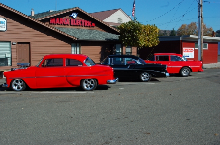 Hot Rod Line-Up - street rod, car, hot rod, kustom rides