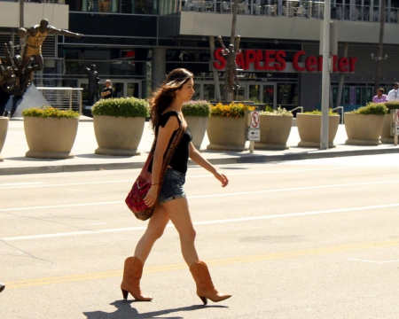 Pretty Women - shorts, boots, cute, cowgirl