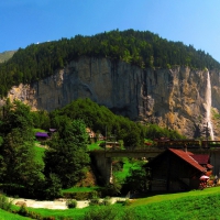 Small Village in the Mountains