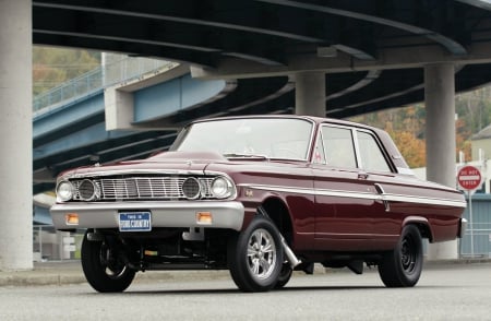 1964-Ford-Fairlane Gasser - ford, classic, hotrod, 1964