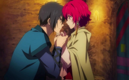 Hak & Yona - hime, anime, romance, love, hak, sweet, yona, manga, cute, couple