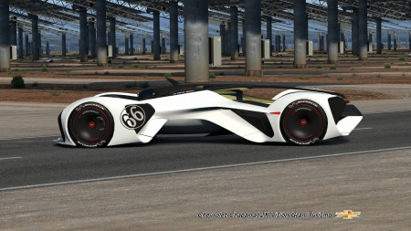 Chevrolet Chaparral 2X Vision Gran Turismo - PS4, PS3, 5, SONY, Chevrolet, Chaparral Cars, Polyphony Digital Inc, 2X, Vision Gran Turismo, 14, Chaparral, 4K, 2J, SCE, PlayStation 3, 3840x2160, GRAN TURISMO 6, TURISMO, GRAN, PlayStation 4, 2014