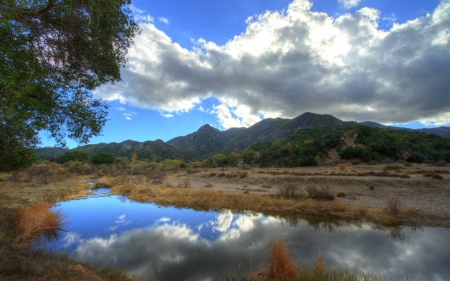 mountain - fun, river, nature, cool, mountain