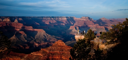 Canyon - landscape, Canyon, forest, people