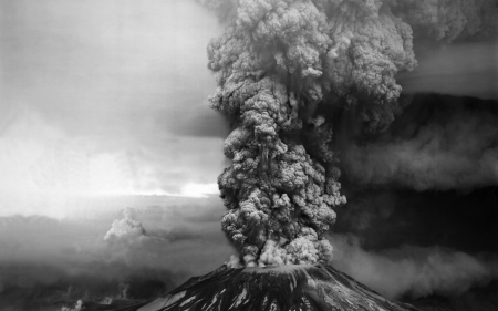 eruption - volcano, mountain, eruption, ash