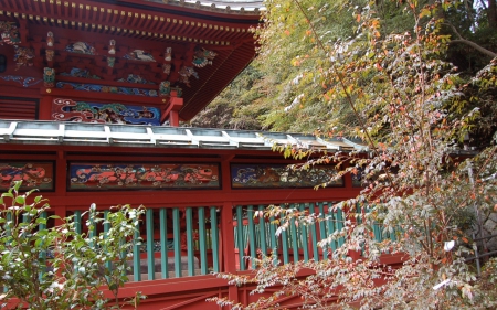 Japanese Temple - nature, japan, shrine, japanese, temple, spring