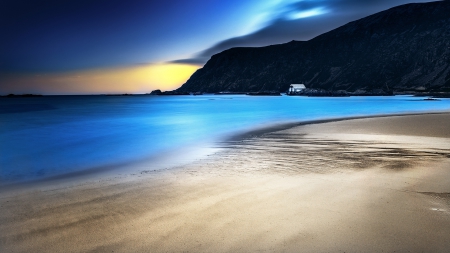 So Blue ♥ - blue, beach, sea, sand, sky