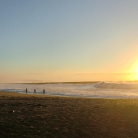 Amazing Seaside Sunset