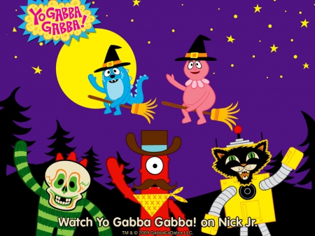 Yo Gabba Gabba - Nickelodeon, Cartoons, Halloween, Aliens