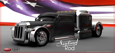 Sentinel Rod - truck, big rig, semi, pete